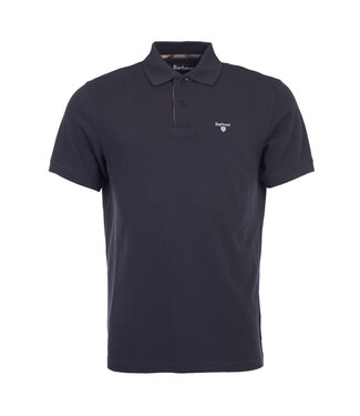 Barbour Tartan pique polo - Navy/Dress