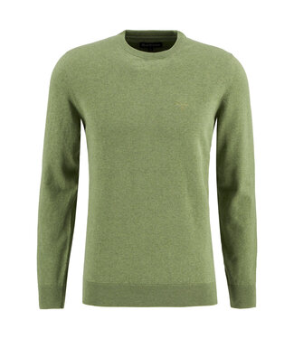 Barbour Crew neck sweater - Laurel green | MKN0932-GN34