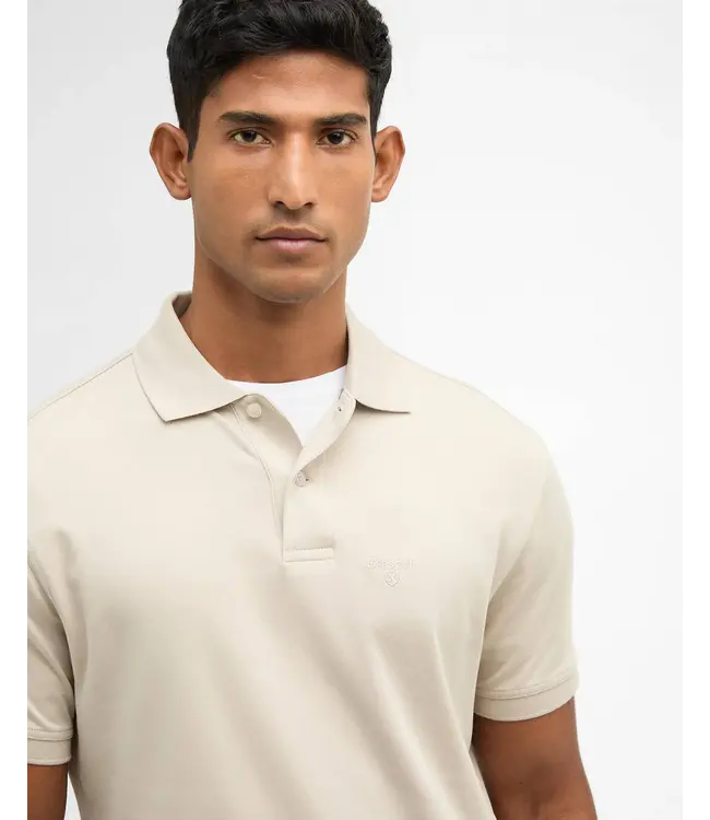 Barbour Hylton interlock TailoredFit Polo - Mist | MML1445-BE12