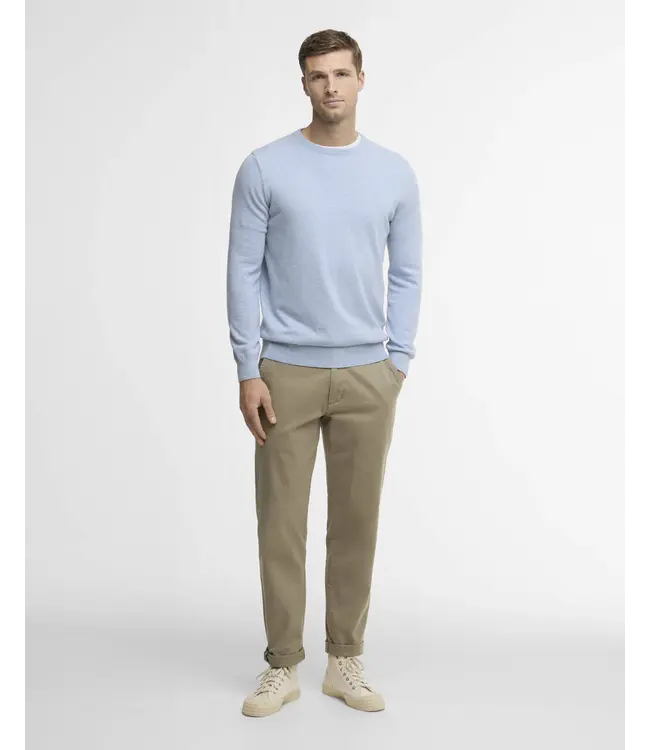 Crew neck sweater - Blue Haze - MKN0932-BU21