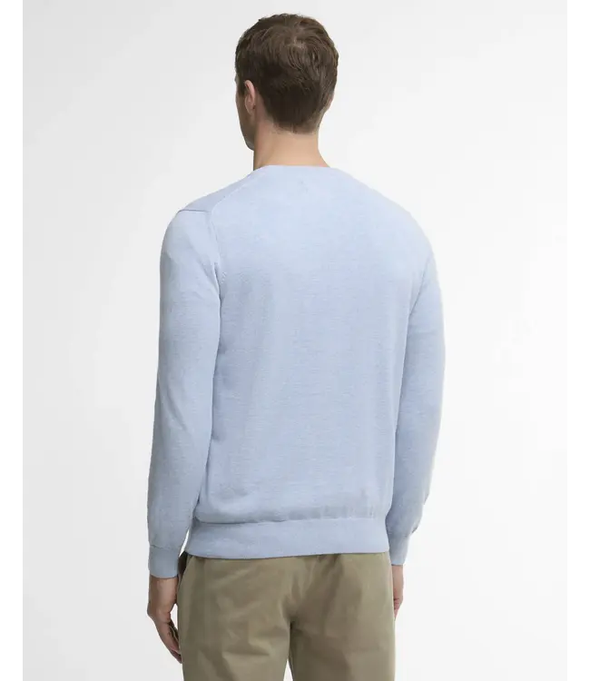 Barbour Crew neck sweater - Blue Haze - MKN0932-BU21