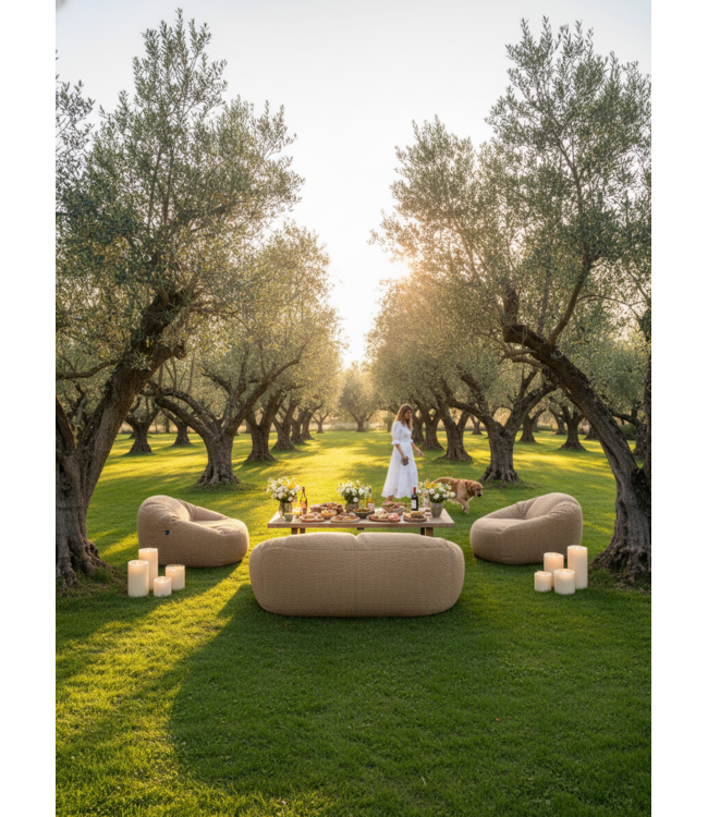 Roolf Living Dolly Daybed Gold – outdoor loungebed 195×195