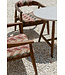 Low dining round table Faye XL - concrete top