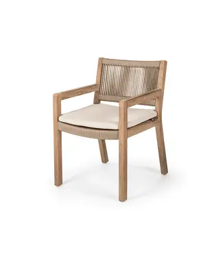 Gommaire Organic Living Cushion Armchair Mario BLU01