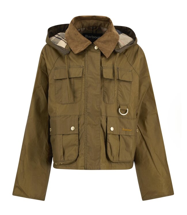 Barbour Liza wax jacket dames - Sand | LWX1530-SN11