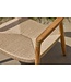 Pemba lounge chair - Teak / Natural wicker