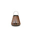 SUNS Mrs. Solar Kate M - Slate Brown / Teak - Outdoor Solarlamp