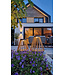 SUNS Mrs. Solar Kate S - Slate Brown / Teak - Outdoor Solarlamp