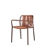 Sweep dining chair - Rust/Cinnamon