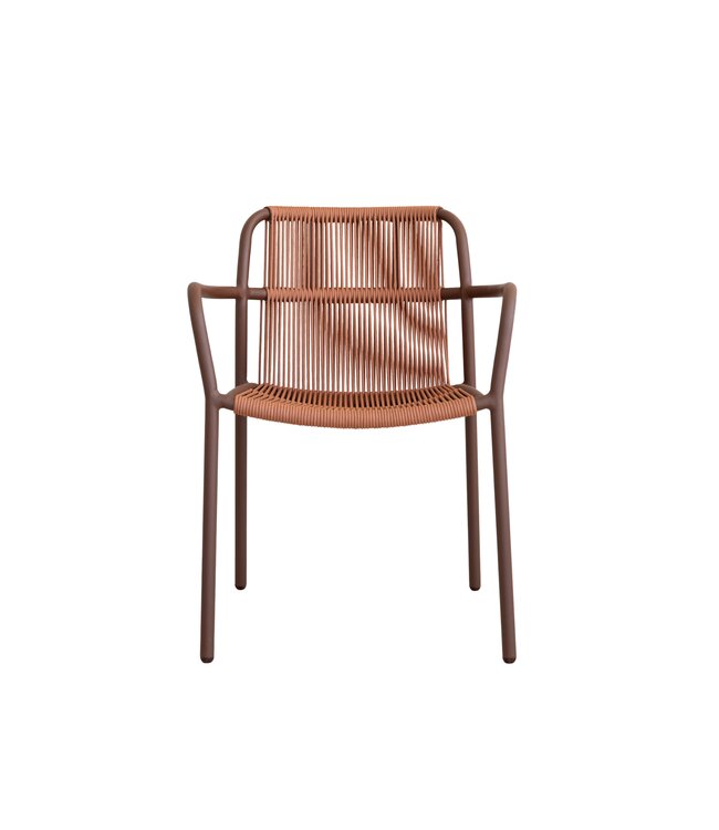 Sweep dining chair - Rust/Cinnamon