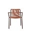 Sweep dining chair - Rust/Cinnamon