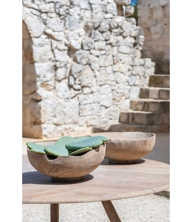 Gommaire Bowl Jambo - Teak Natural Grey
