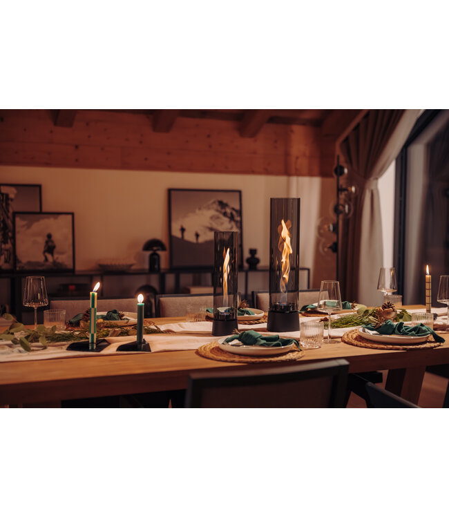 SPIN Air 1200 - All black - Tabletop Fireplace