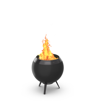 Höfats MOON 45 - All black - Vuurkorf met lage standaard