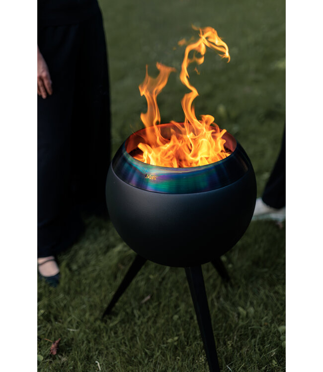 Höfats MOON 45 - All black - Vuurkorf met hoge standaard