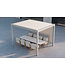 SUNS Gazebo Luxe overkapping - 395x365x250 - Camel Sand