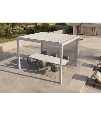 SUNS Gazebo Luxe - Manueel - 395x365x250 - Camel sand