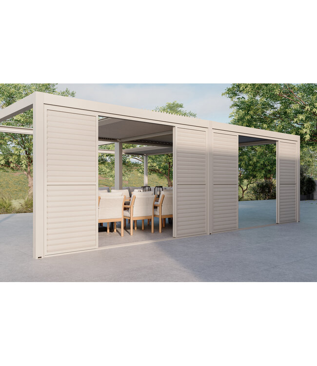SUNS Gazebo Luxe - Extensie Manueel - 383x365x250 - Camel sand