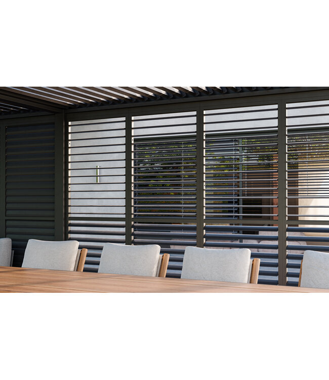 SUNS Gazebo Luxe - Louvre Wand - 92.6cm - Camel sand