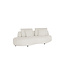 Blocchi 2-seater Moon Right - White Grey Bouclé