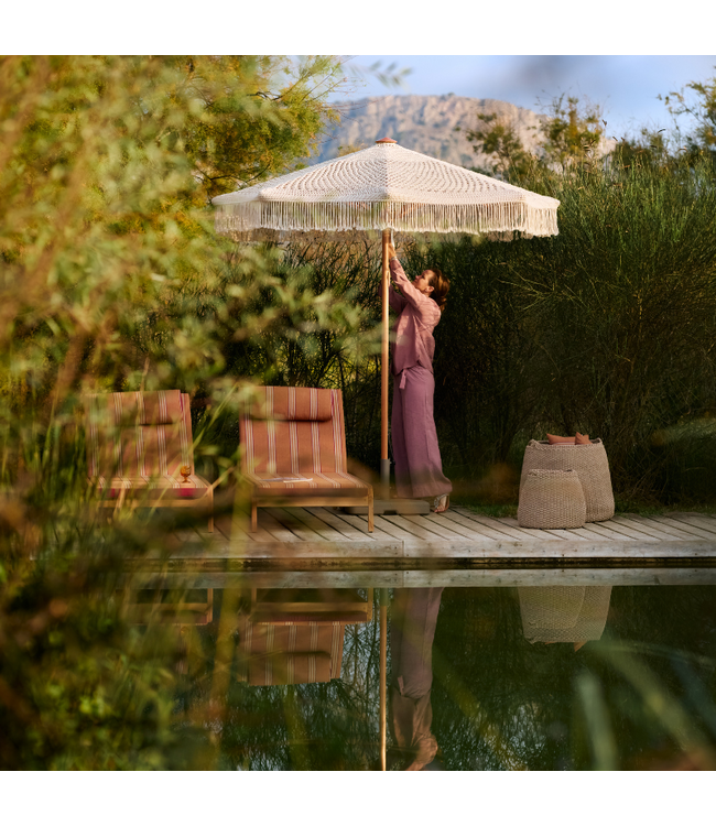 Jardinico Macramé Parasol - Natural Eucalyptus - Ø250