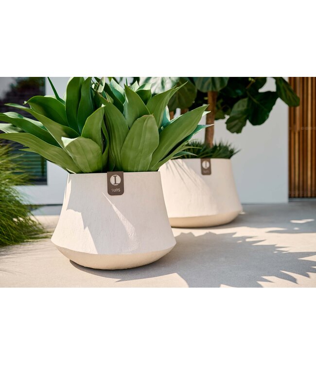 SUNS Rondello Planter S - Ø74x45 - Camel Sand
