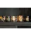 Gommaire T-light holder Nelly - Olive glass
