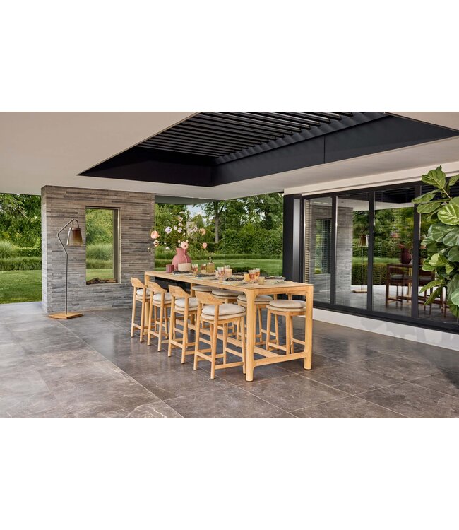 SUNS Pemba low barchair - Teak / Wicker