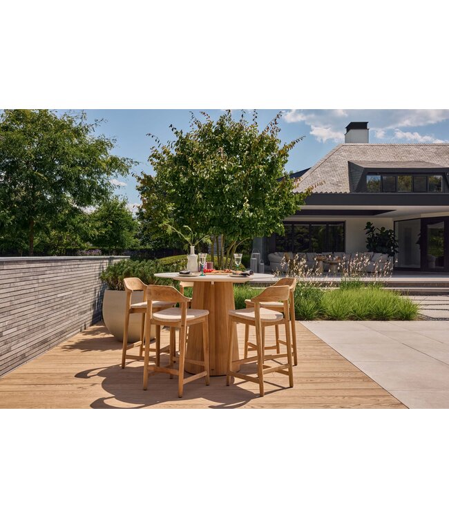 SUNS Pemba low barchair - Teak / Wicker