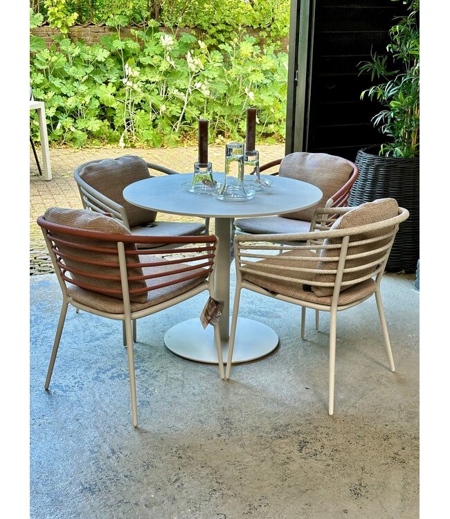 Royal Botainia - Butler tafel + 4x Archy Stoel + Kussensets