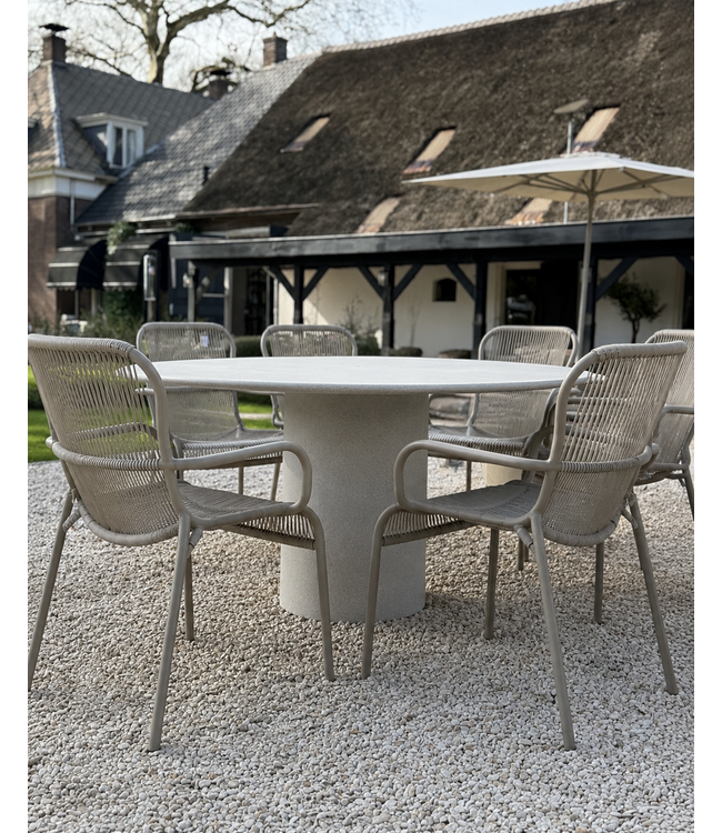 Net-Echt van Beton -  Tafel Round Ø160 cm