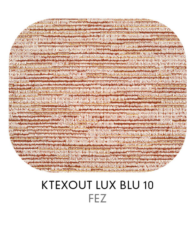 Gommaire Zitkussen Carol 1-seater KTextoutLux BLU10-FEZ