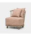 Gommaire Zitkussen Carol 1-seater KTextoutLux BLU10-FEZ