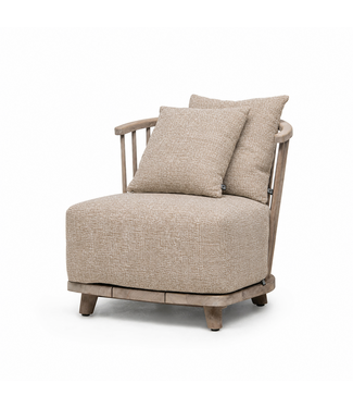 Gommaire Organic Living Zitkussen Carol 1-seater - Knelout Tessu25 Dune