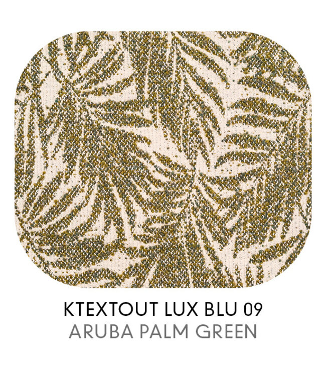 Gommaire Outdoor decokussen 50x50 - KtextoutLux BLU09 Aruba Palm Green
