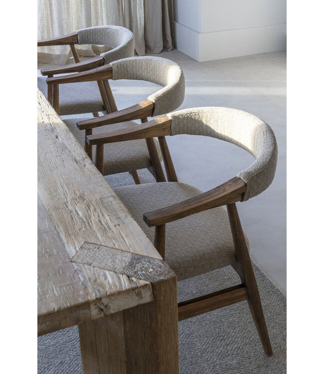 Gommaire Table Archie Large – Reclaimed Wood Old Patine