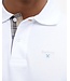 Barbour Tartan pique polo - White/Dress | MML0012-WH11