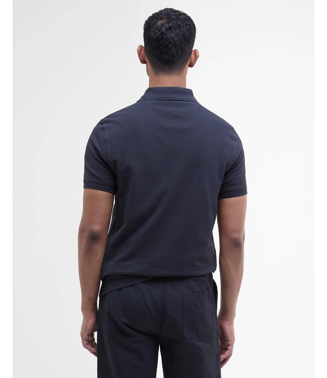 Barbour Tartan pique polo - Navy/Dress | MML0012-NY51