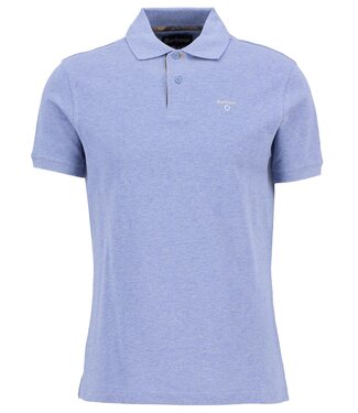 Barbour Tartan pique polo - Sky marl