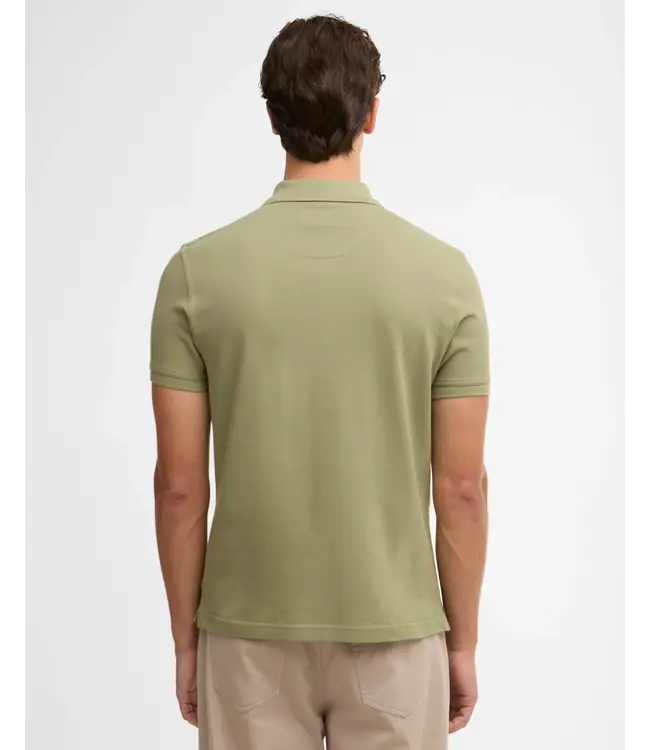 Barbour Tartan pique polo - Laurel green | MML0012-GN64