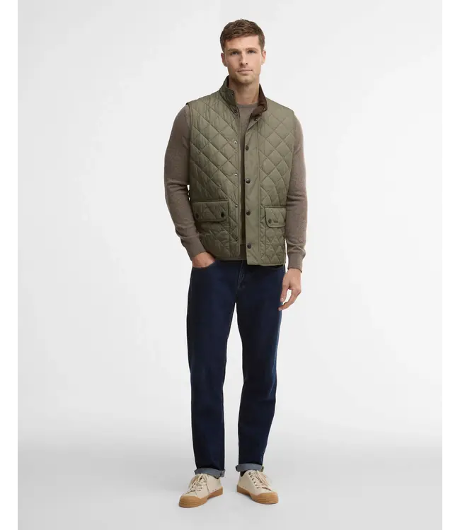 Barbour New Lowerdale quilted gilet - Dusty Olive | MGI0245-GN34