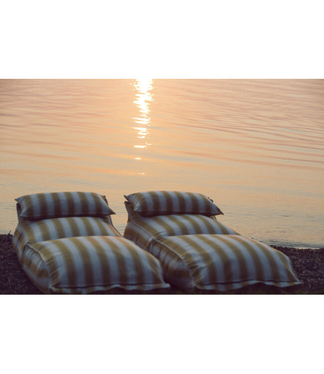 BRYCK Stretch Daybed – Limited Edition – Gold/Loro Piana + Lendenkussen