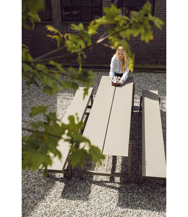 BRYCK Muster Set – 1 Tafel + 2 Banken - Beige Grey