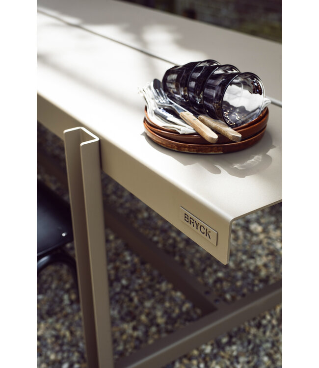 BRYCK Muster Set – 1 Tafel + 2 Banken - Beige Grey