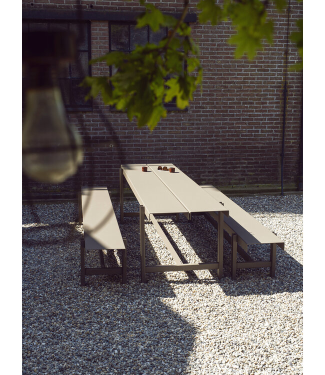 BRYCK Muster Set – 1 Tafel + 2 Banken - Beige Grey