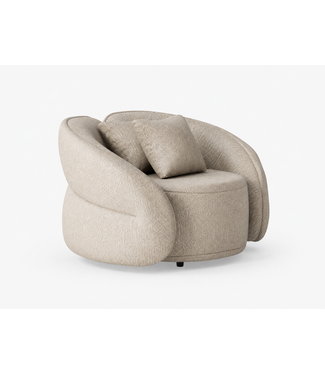 SUNS Venosa Lounge Chair - Pebble Desert Bouclé