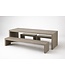 Net-Echt van Beton - Brutus Classic bank 350 cm - Brown