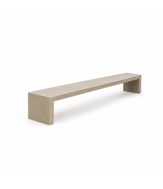 Net-Echt van Beton Brutus Classic bank 350 cm - CLAY