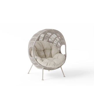 SUNS Showroommodel Nuna egg chair - Camel Sand / Beachy Bouclé