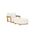 Showroommodel Vento Lounge Chair w.arms + Vento Hocker